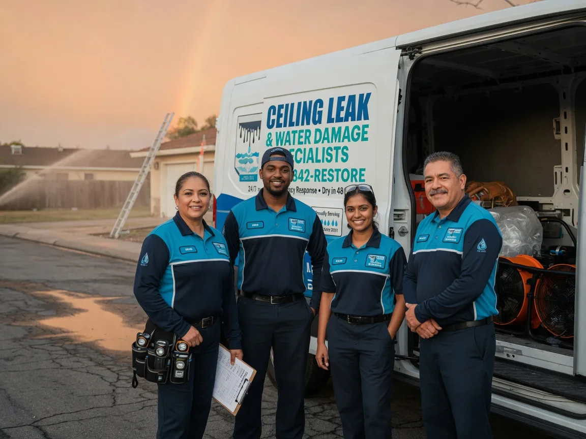 Ceiling Leak Cleanup company in Garland, PA