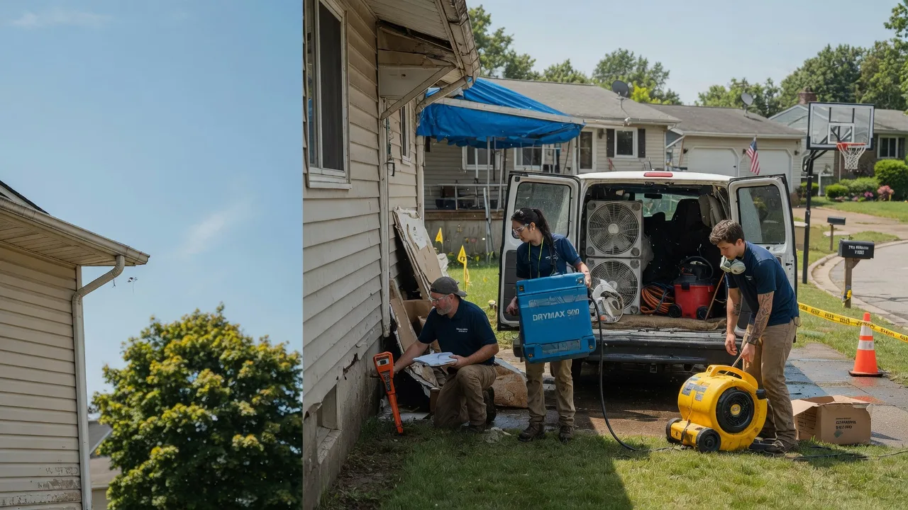 Ceiling Leak Cleanup in Garland, PA near me