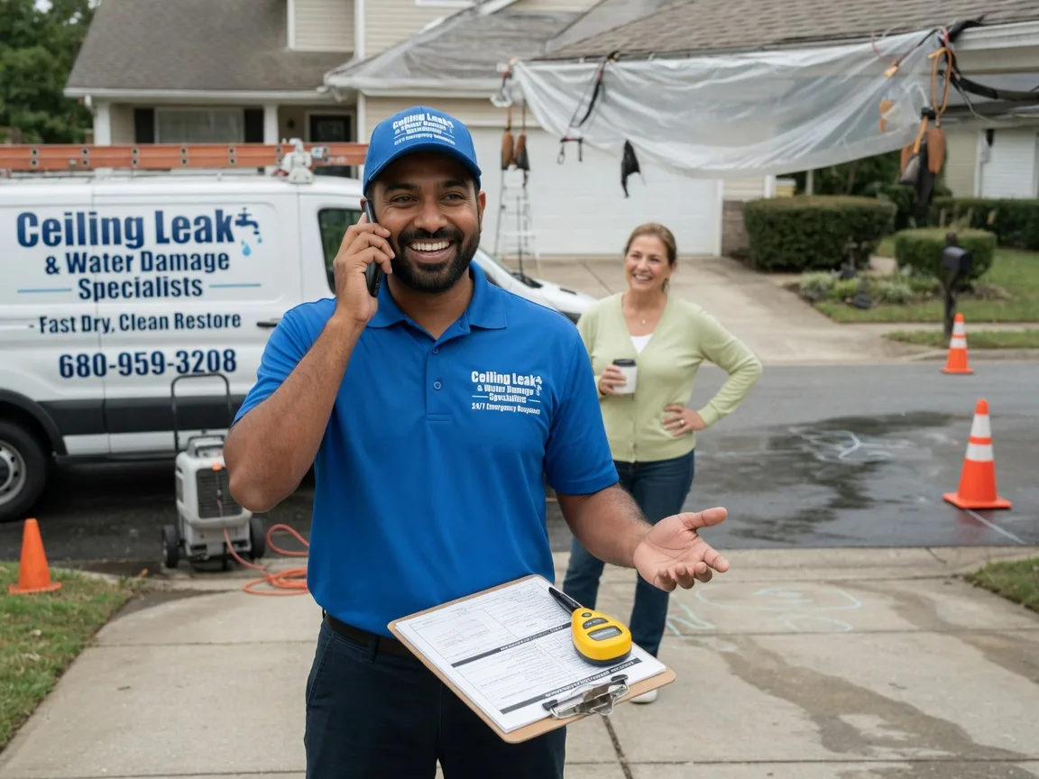 Ceiling Leak Cleanup Garland, PA FAQs